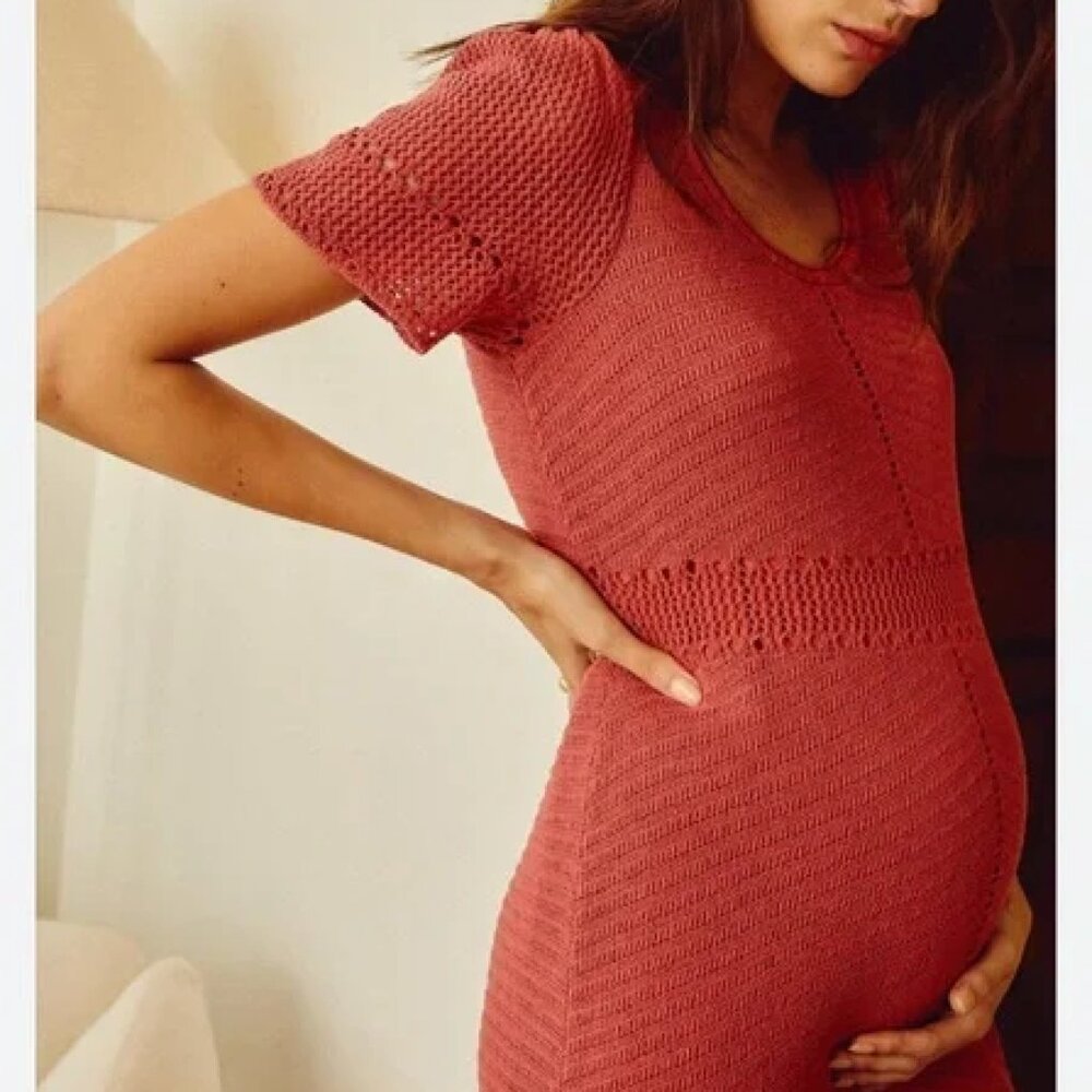 NWT Hatch "The Brielle" Knitted Maxi Dress (Size 1)